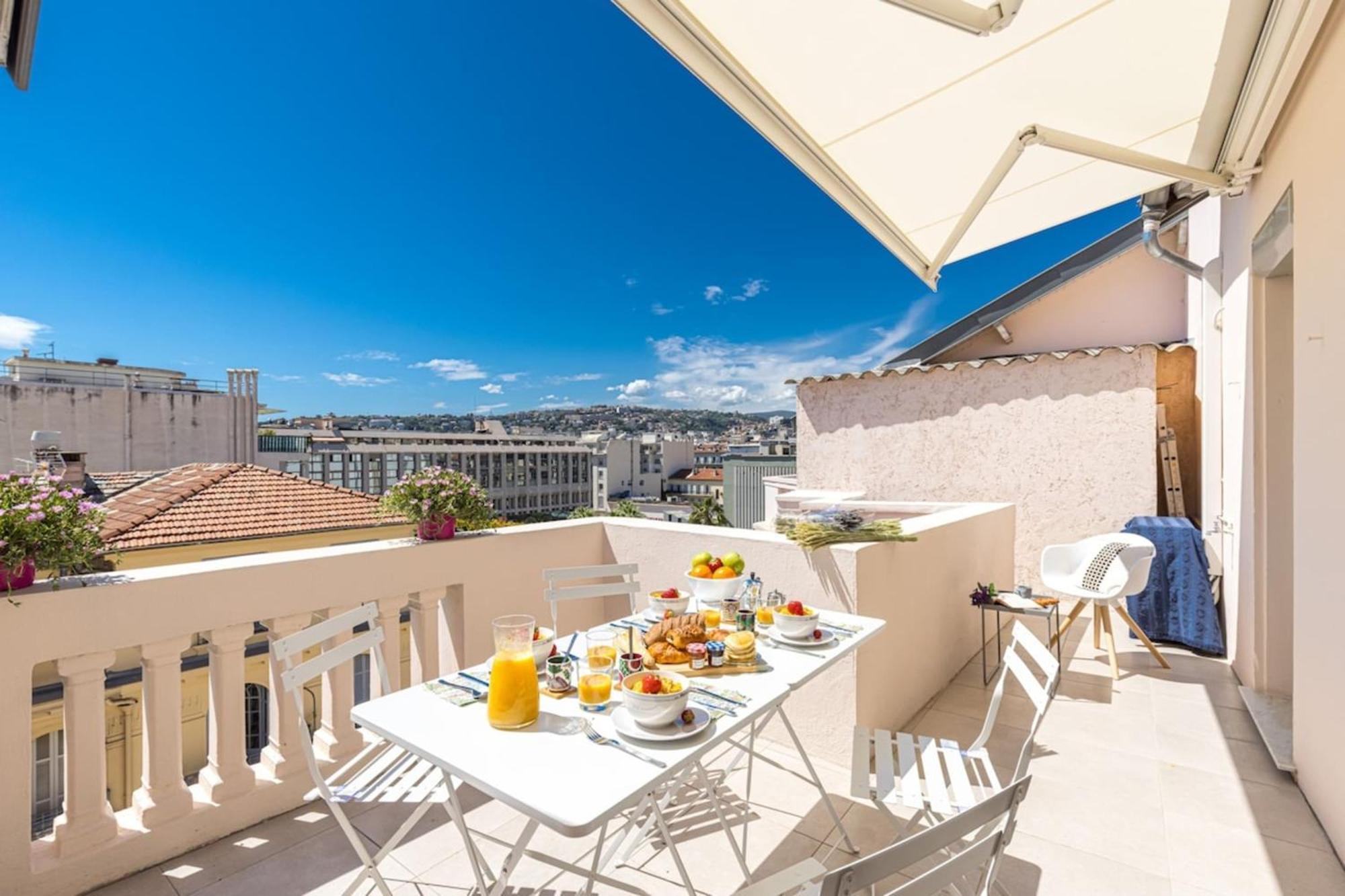Spitalieri- Sunny Terrace With View -New Apartment Nice Exteriér fotografie